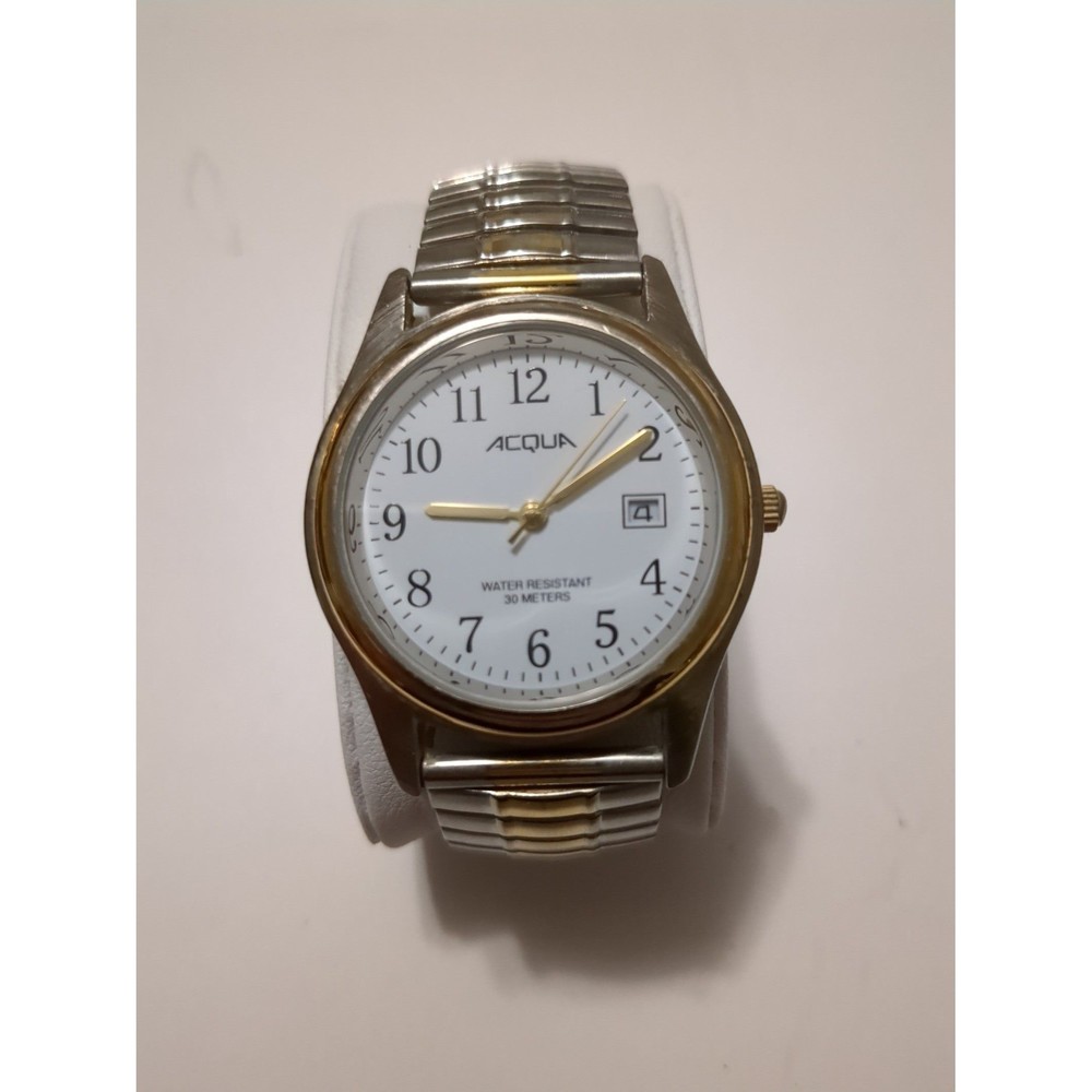 Acqua Men's vintage silver watch - works